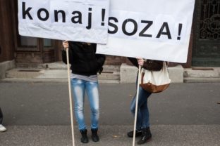 Protest Stop SOZA! Hudbou proti výpalníkom!