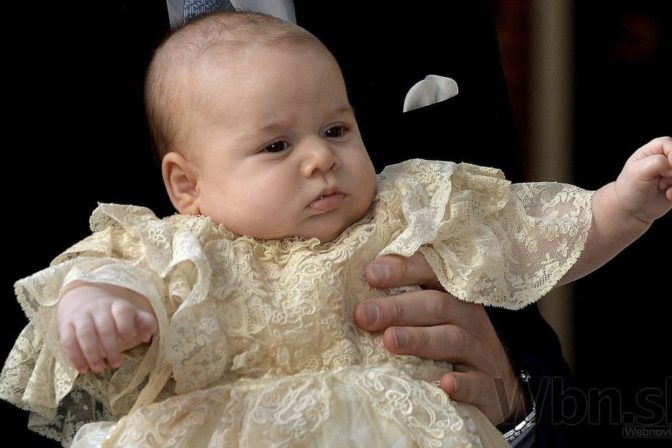 Princ George oslavuje svoje prvé narodeniny
