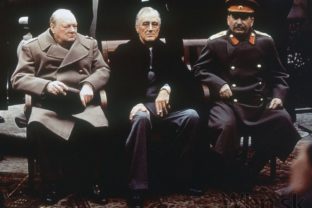 Stalin, Roosevelt a Churchill