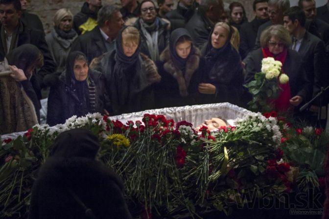 Moskva sa lúči so zavraždeným politikom