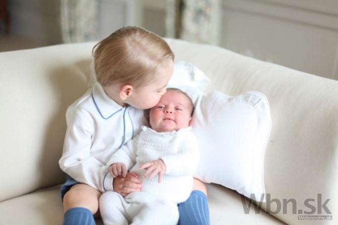 Princ George a malá princezná Charlotte