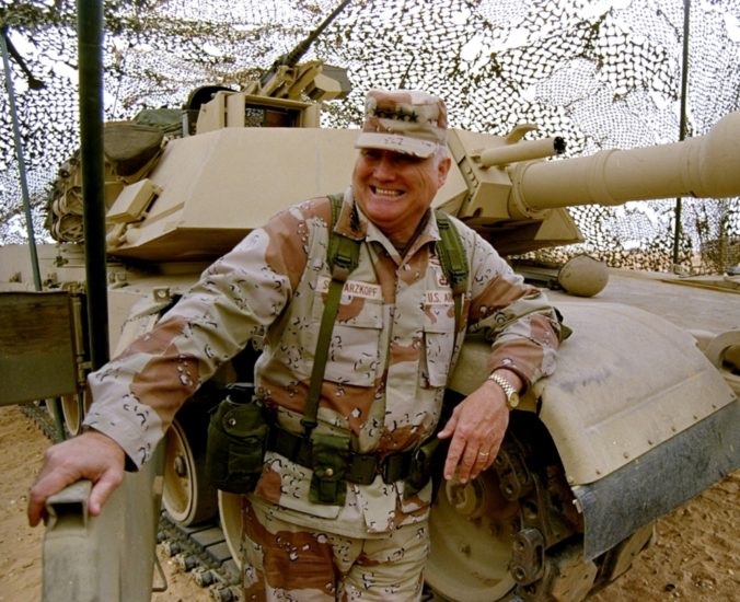 Generál Norman Schwarzkopf počas operácie Púštna búrka