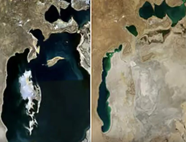Vysušovanie Aralského jazera bolo spôsobené veľkým odberom vody pre zavlažovanie