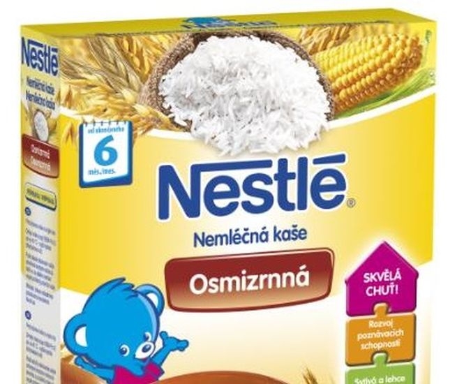 Nemliečna osemzrnná kaša Nestlé nepredstavuje pre deti riziko