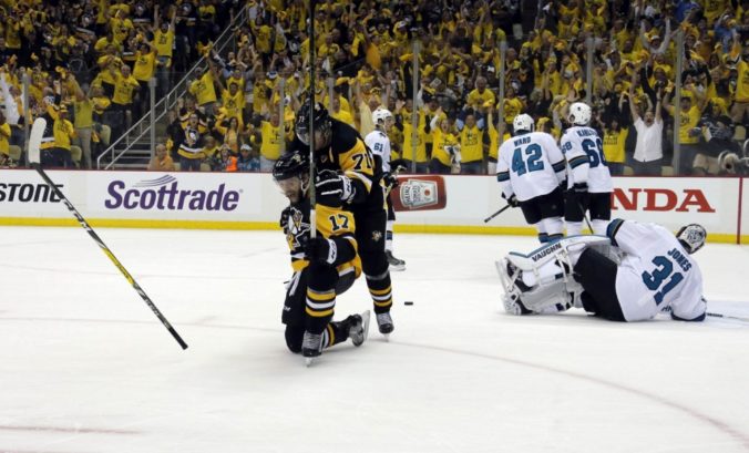 Finále NHL (1. zápas): Pittsburgh Penguins - San Jose Sharks 3:2