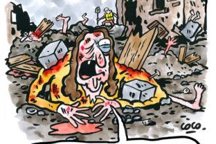 Charlie Hebdo provokuje, karikatúrou rozhorčil Talianov