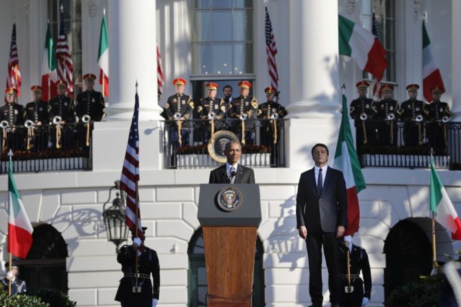 Matteo Renzi, Barack Obama