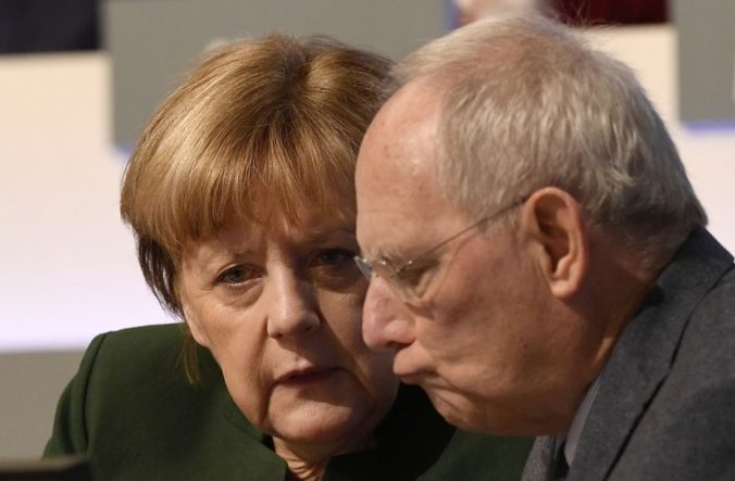 Angela Merkelová, Wolfgang Schäuble