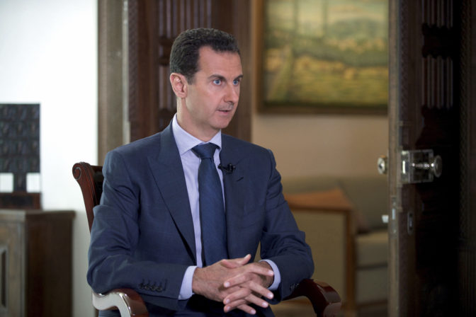 Bašár Asad, Sýria