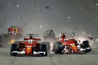 Kimi Raikkonen, Sebastian Vettel, Max Verstappen