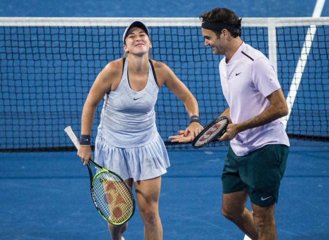 Belinda Bencicová, Roger Federer