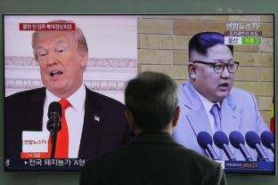 Kim Čong un a Donald Trump