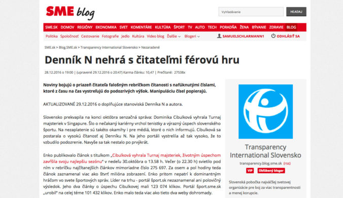 Transparency international sme.sk