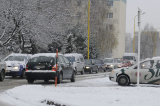 Prešov, cesty, sneh