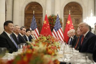 Donald Trump a Si Ťin pching