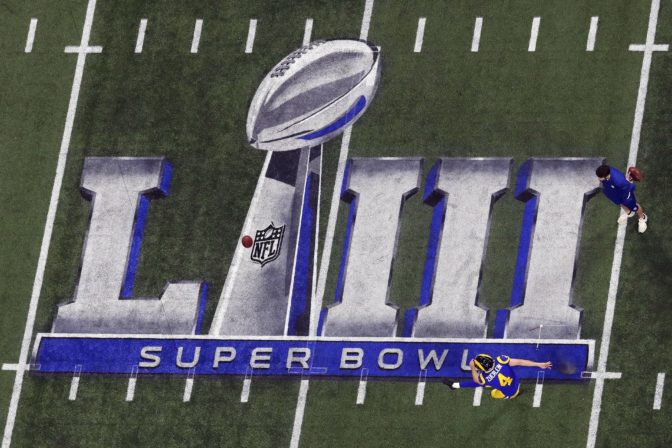 LIII. Super Bowl (Atlanta): Los Angeles Rams – New England Patriots