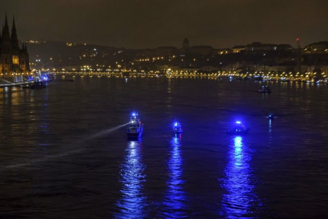 Budapešť, potopenie lode