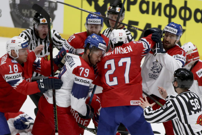 Česko - Nórsko, MS v hokeji 2019