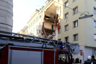 Viedeň, výbuch plynu, zrútenie budovy