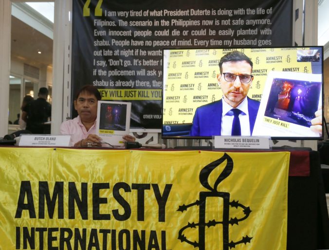 Amnesty international, Filipíny