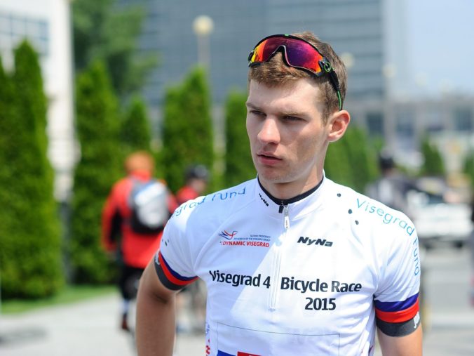 Erik Baška prišiel do cieľa druhej etapy pretekov Czech Cycling Tour tretí