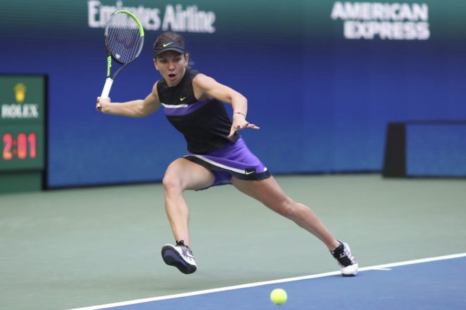 Simona Halepová. US Open