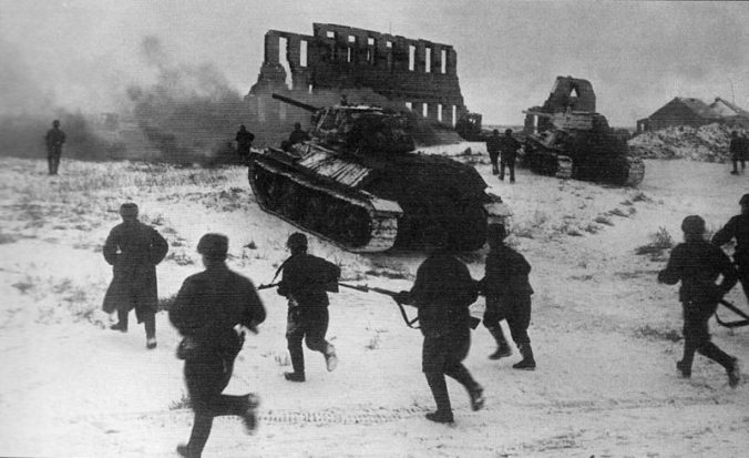 Sovietske jednotky v boji o Stalingrad - november 1942