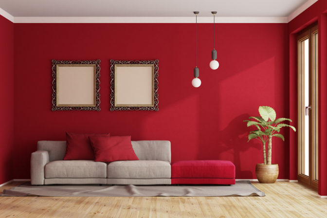 Červená obývačka