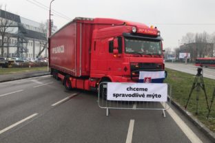 Kamióny, štrajk autodopravcov