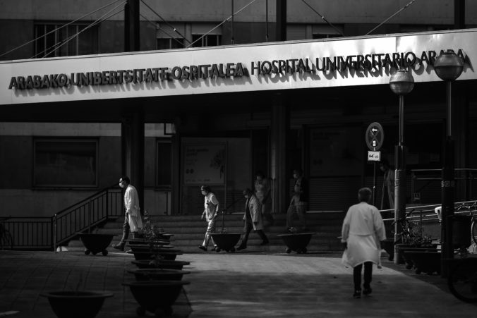 Koronavírus, nemocnica, Vitoria