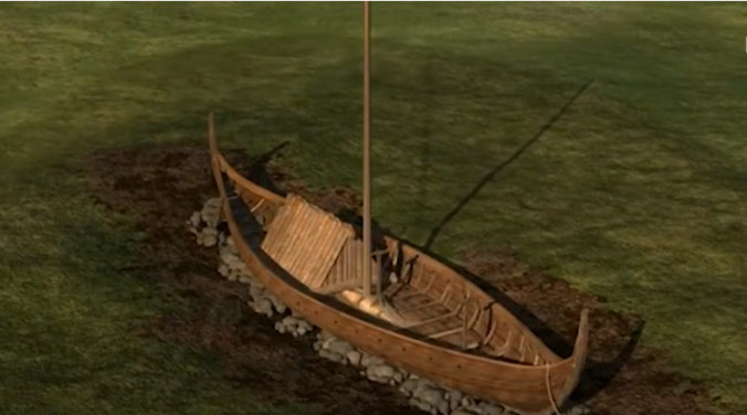 Vikingovia, loď