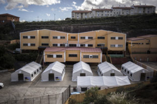migranti španielsko utecenecký tábor