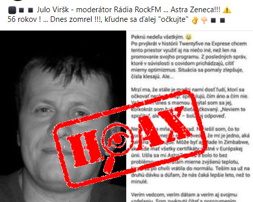 hoax Viršík