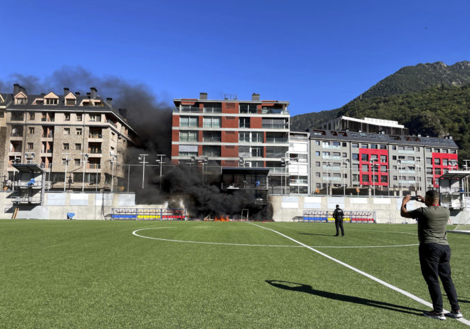 Andorra Soccer Stadium Fire