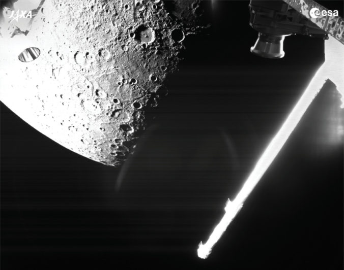 Sonda BepiColombo prvýkrát obletela Merkúr, na Zem poslala fotografie (foto)