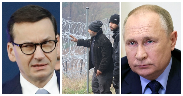Putin, Morawiecki, migranti