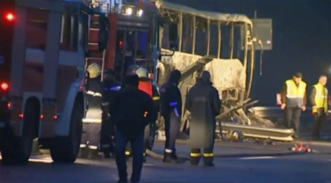 Bulharsko, nehoda autobusu