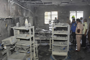 Požiar v indickej nemocnici