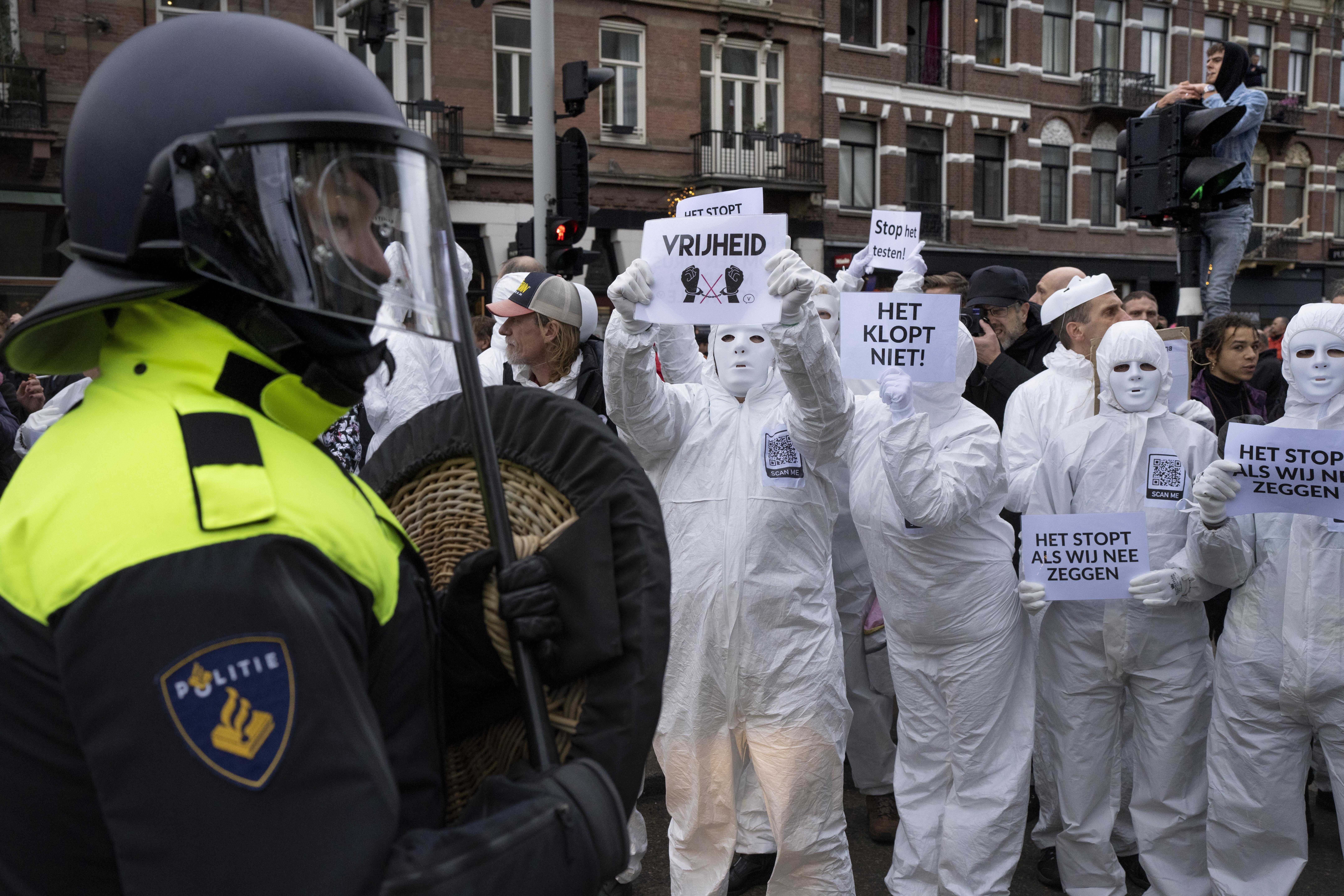 Amsterdam holandsko protest