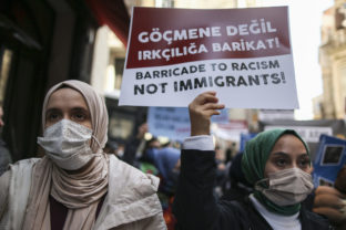 Protest v Istanbule