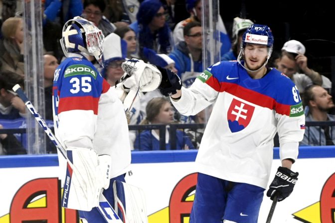 MS v hokeji 2022 (štvrťfinále): Fínsko - Slovensko, Adam Húska, Pavol Regenda