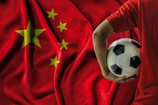 Čína, futbal