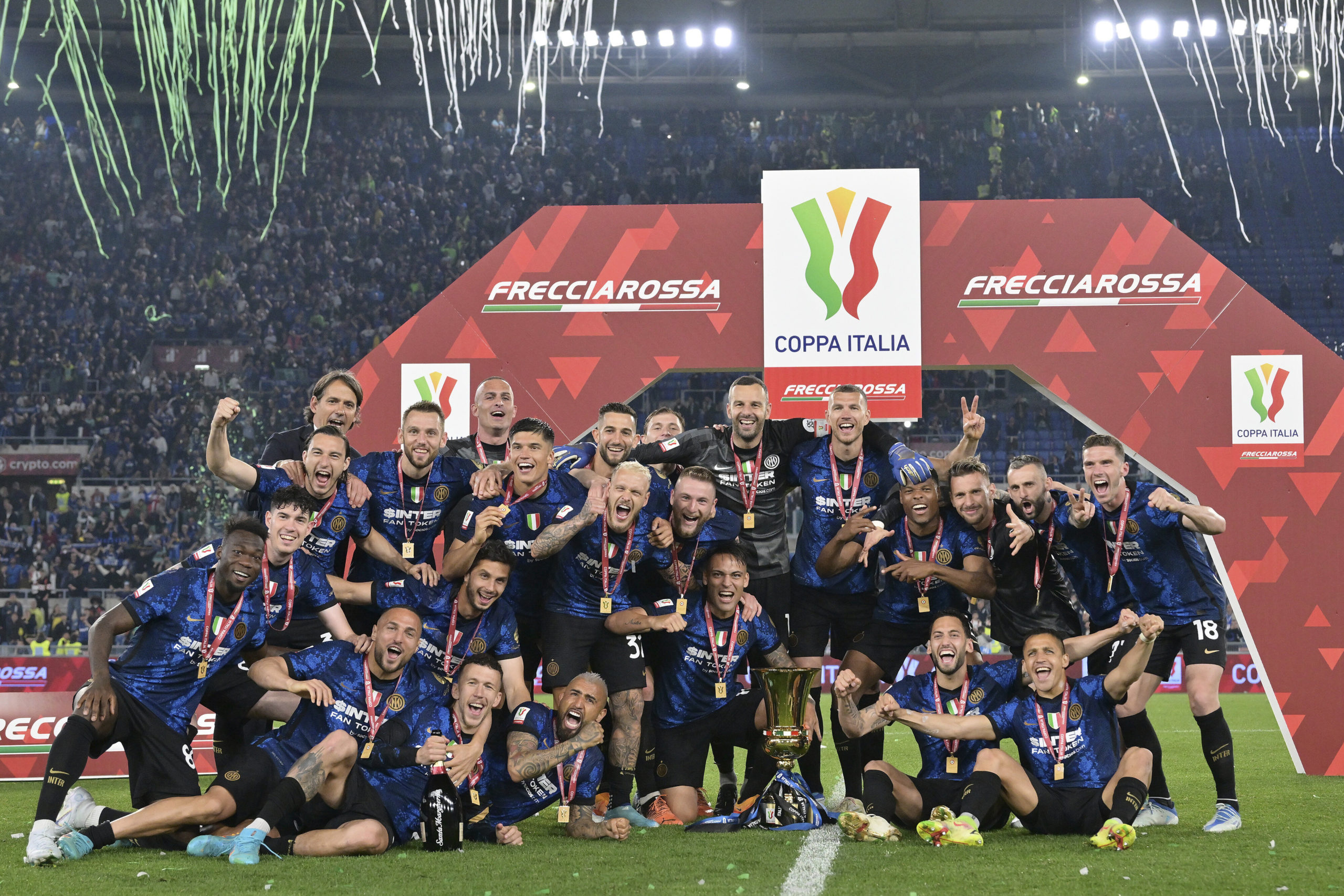 Škriniarov Inter sa teší z Talianskeho pohára, porazený Juventus je po 11 rokoch prvý raz bez trofeje (video)