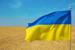 Vlajka, Ukrajina, obilie,
