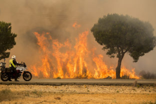 Lesný požiar, Španielsko