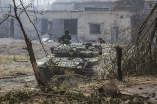 Vojna, Ukrajina, tank, Rusko, vojak