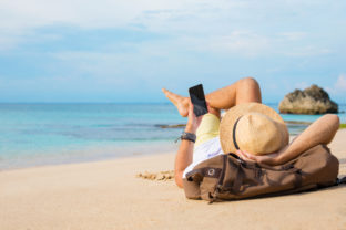 Smartfón, dovolenka, cestovanie