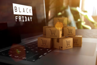 Nákupy, notebook, Black Friday, online nakupovanie