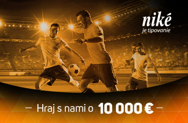 Dobrá správa pre každého: Hraj s Niké o 10 000 €