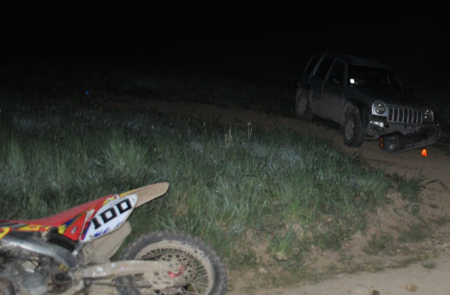 Motorkár sa na lúke zrazil s Jeepom, okolnosti nehody polícia vyšetruje (foto)